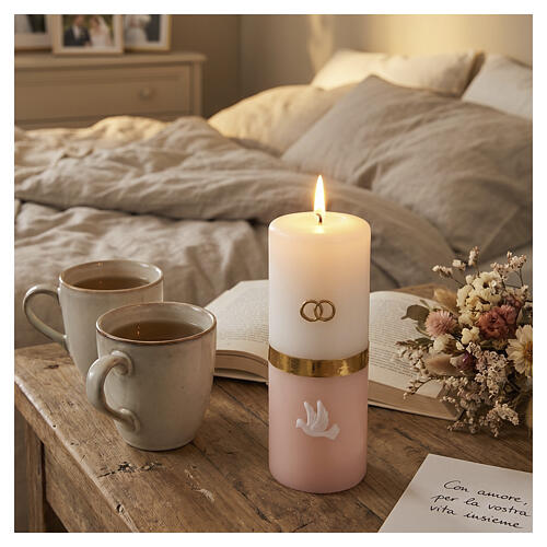 Wedding candle, 20x7 cm 2
