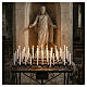 White votive candle, 9x0.6 in, BOX of 243, 10kg s2
