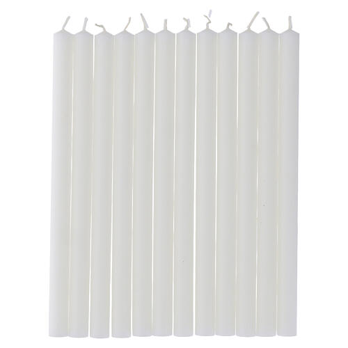 Bougie votive blanche 23x1,5 cm SET 243 PCS 10kg 4