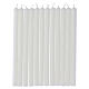Candele votive bianche 23x1,5 cm (CONF. 243 PZ - 10 KG) s4
