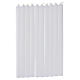 Votive candles 30x2 cm white wax (275 pcs- 10kg) s4