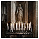 White votive candle, 12x0.6 in, SET of 272, 10kg s2