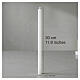White votive candle, 12x0.6 in, SET of 272, 10kg s3