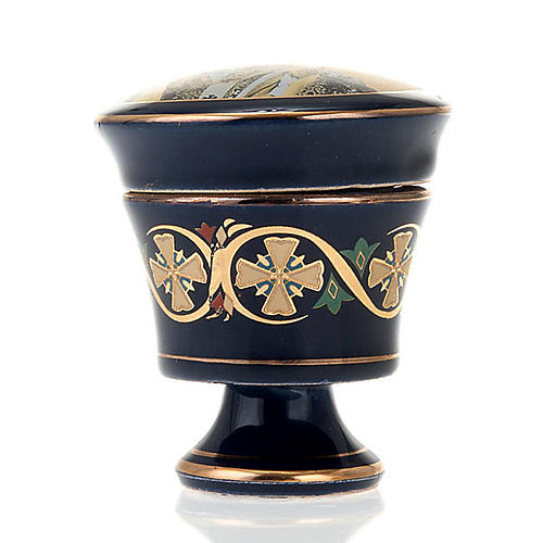 Bruciatore Incenso In Ceramica Artigianale – Porta Incenso A Riflusso Per Aromaterapia E Meditazione – Decorazione Fatta A Mano