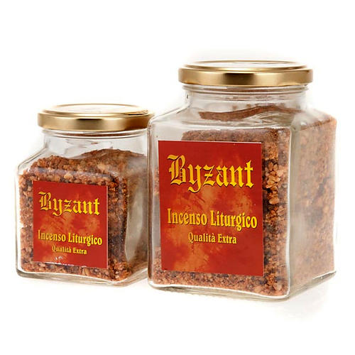 Benjui incense in glass jar 2