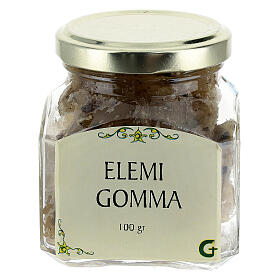 Elemi, aromatic resin in glass jar, 100gr