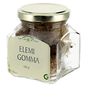 Elemi, aromatic resin in glass jar, 100gr