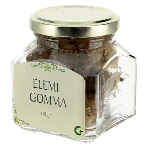 Elemi, aromatic resin in glass jar, 100gr 2