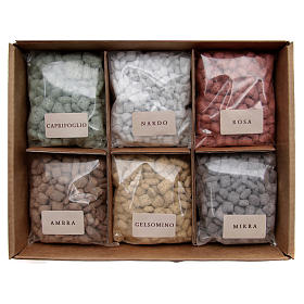 Encens: Coffret encens monastère 6 parfums Moines Bethléem 50 gr/pcs Encens: Coffret encens monastère 6 parfums Moines Bethléem 50 gr/pcs