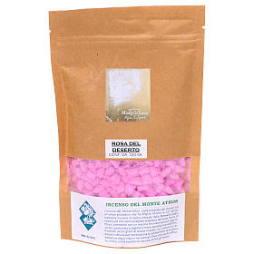 Incensos: Incenso grego perfumado de rosa do deserto Monte Athos 120 g