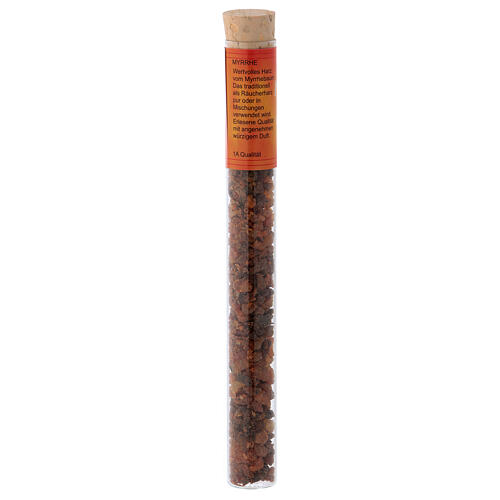 Myrrhe duftender Weihrauch in 25-Gramm-Rőhrchen 2