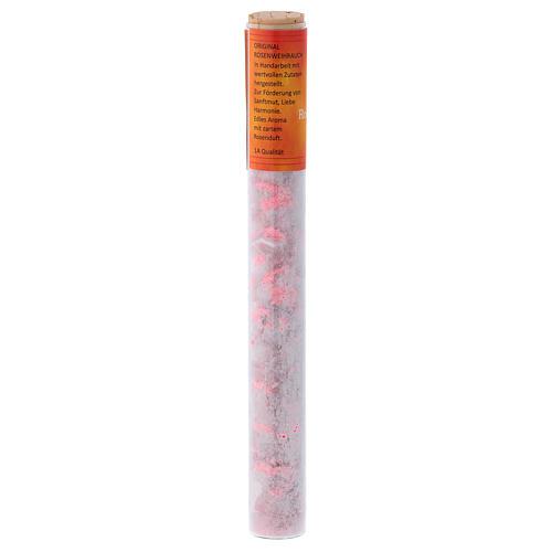 Rosa-scented incense in tube 25 gr 2