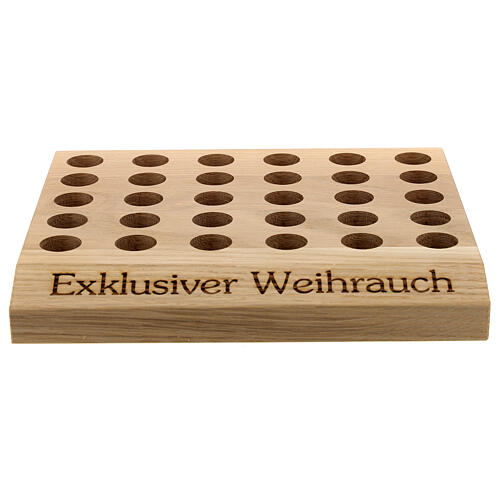 Display-Ständer aus Eiche fűr Weihrauch in Rőhrchen-Packung, 2 x 23 x 19 cm 1