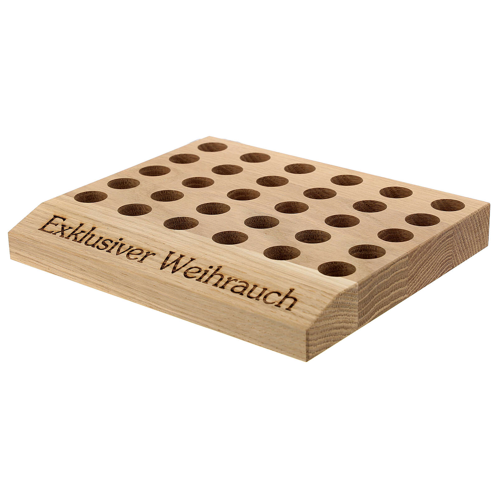 Incense display rack for tubes in oak wood 0.8x9x7.5 in online sales