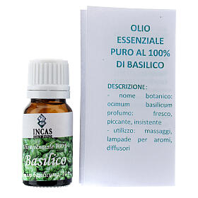 Olio essenziale basilico 100% puro 10 ml