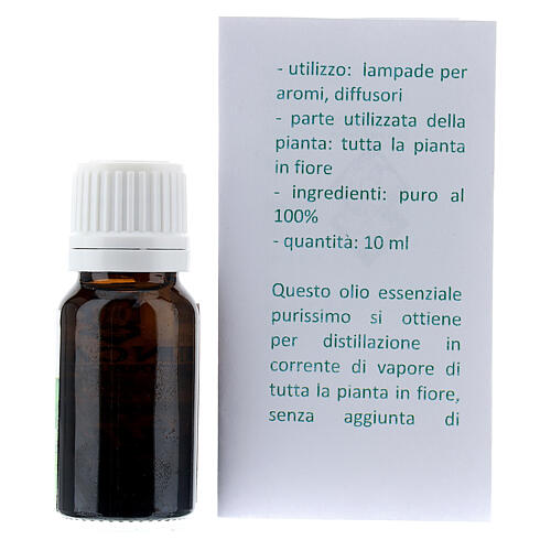 Organic peppermint essential oil 10 ml 2
