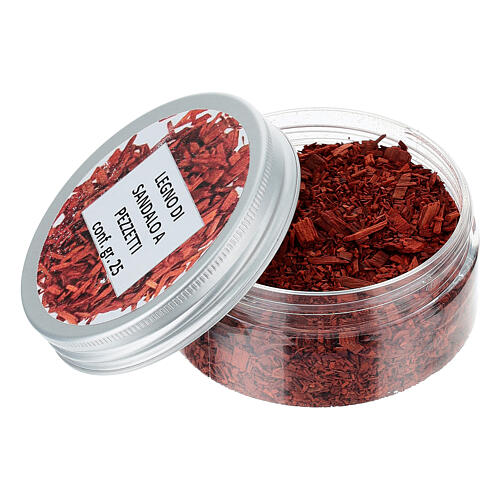 Incenso em pedaços de madeira de sândalo 25 g 2