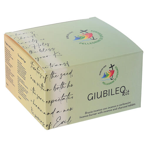 Jubilee incense kit with incense and charcoal 2