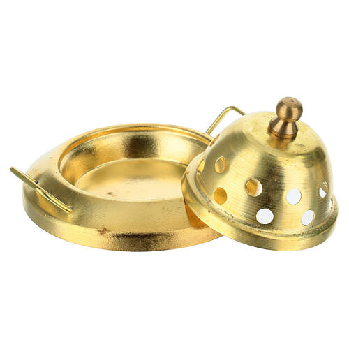 Conjunto Jubileu queimador incenso com incenso e carvão 3