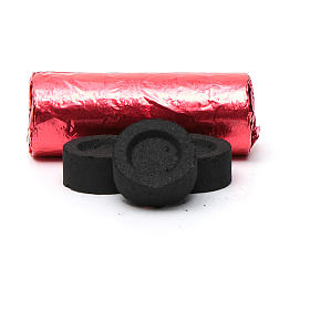 Carbones: Carboncillos Griegos para Incienso, diám. 2,2 cm - 144 unidades - 40 min.