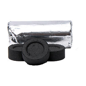 Carboncini per incensi: Carboncini bruciaincenso greci diam. 2,7 cm - 114 pz - 45 min