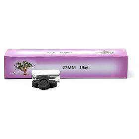 Carvões para Incenso: Carvão para incenso grego diâm. 2,7 cm 114 peças 45 min