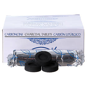 Carbón griego pastillas 4 cm - 100 unidades