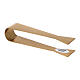 Altar bread and charcoal tongs in gold plated brass 4 in s2