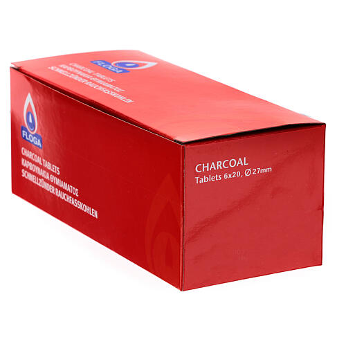 Charbons pour encens diamètre 27 mm emballage de 120 pcs 3
