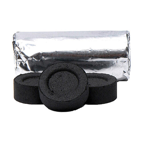 Carboncini greci 27 mm a rapida accensione 120 pz no fumo 2