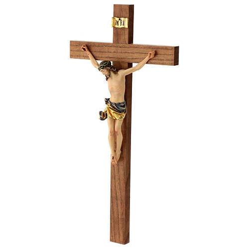 Bemaltes Kruzifix - gerades Kreuz 3