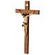 Krzyż prosty krucyfiks pomalowany s3