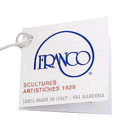 Acquasantiera angelo custode legno acero s5