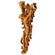 Inlayed olive wood crucifix s3