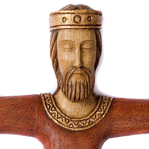 Christ Priest and King in wood 59cm 2