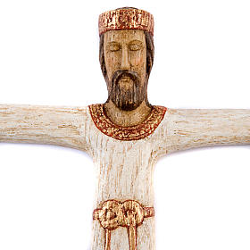 Cristo Sacerdote madeira branca