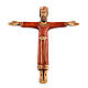 Crucifix, Christ Prêtre en bois s1