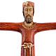 Chrystus Kapłan drewno czerwony s2