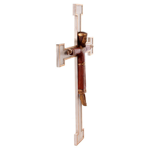 Crucifix, Christ Prêtre en bois, affichage mur 21