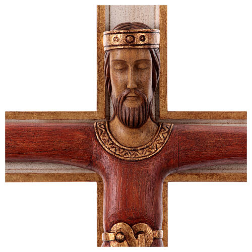 Chrystus Kapłan krzyż drewniany ścienny 9