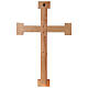 Cristo Sacerdote madeira cruz de parede s11