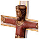 Cristo Sacerdote madeira cruz de parede s4