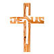 Crucifix en bois d'olivier, Jésus s1