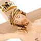 Krucyfiks krzyż prosty szata biała i złota s2