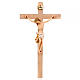 Crucifixo cruz recta túnica branca e ouro s1