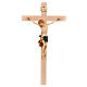 Corps de Christ, veste bleue et or sur croix droite s1