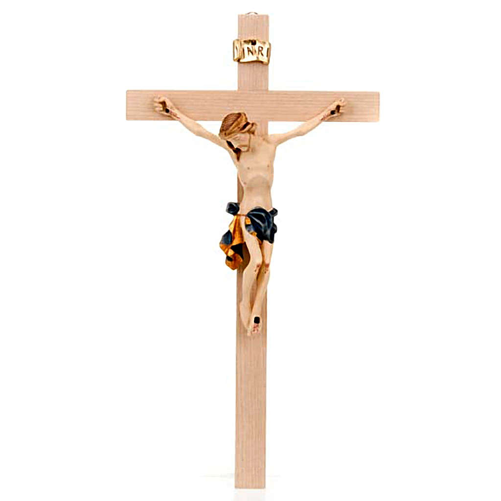 Crucifix Christ body with blue and golden vest | online sales on ...