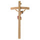 Crucifix croix courbée Corps de Christ veste rouge s4