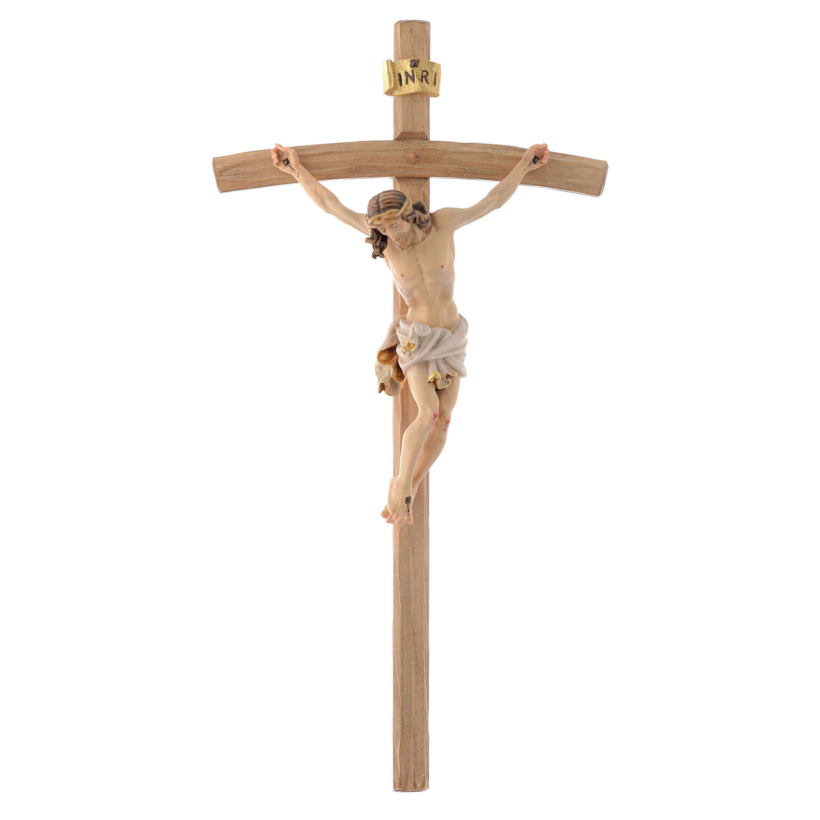 Curved cross crucifix | online sales on HOLYART.co.uk