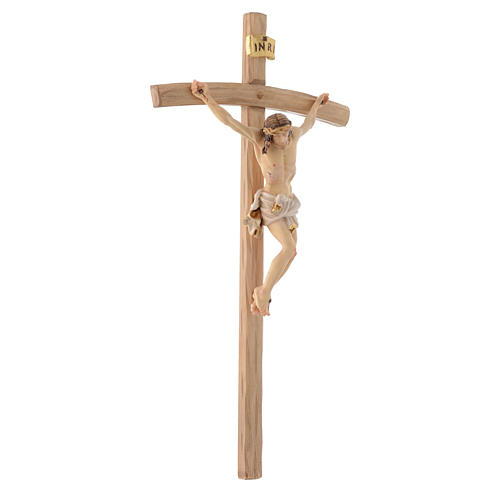 Curved cross crucifix 3